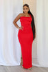 Evelynn Twisted Halter Multi Way Maxi Dress